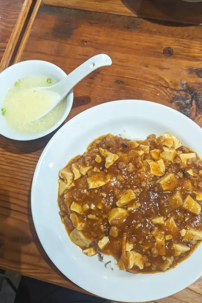 Mapo Tofu, Shibuya a week in Tokyo